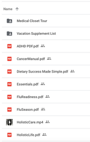 Health Master Folder