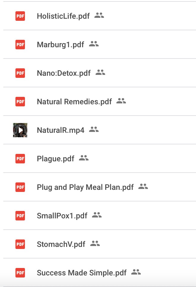 Health Master Folder